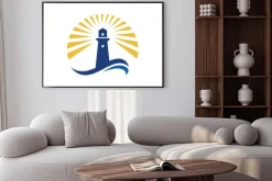 Plakat: Lighthouse logo