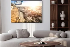 Plakat: Luksusowy jacht.