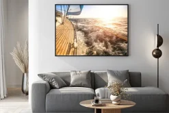 Plakat: Luksusowy jacht.