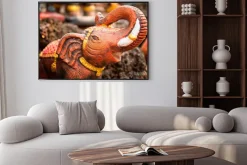 Plakat: Małe posąg słonia