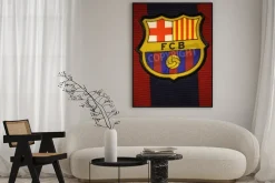 Plakat: Markenname: "fc barcelona", berlin.