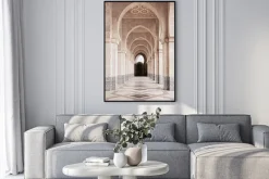 Plakat: Marokańska architektura meczet w casablance