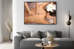 Plakat: Masażysta temu masaż