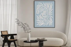 Plakat: Matisse art background vector. abstract natural hand drawn pattern