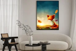 Plakat: Mały czerwony lis