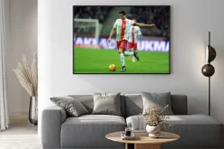 Plakat: Mecz roberta lewandowskiego