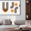 Plakat: Mid century abstract contemporary aesthetic design set with