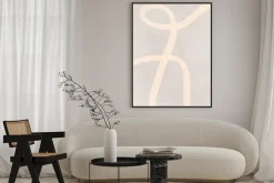 Plakat: Minimalistyczna abstrakcja styl nowoczesny