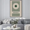 Plakat: Minimalistyczna grafika w stylu bauhaus