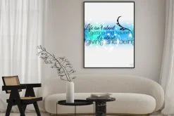 Plakat: Minimalistyczny plakat motywacyjny