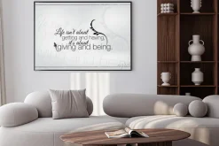 Plakat: Minimalistyczny plakat motywacyjny