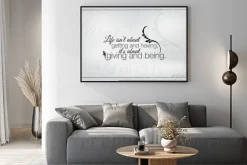 Plakat: Minimalistyczny plakat motywacyjny