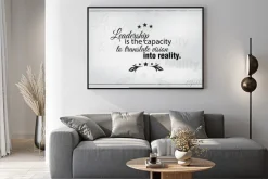 Plakat: Minimalistyczny plakat motywacyjny