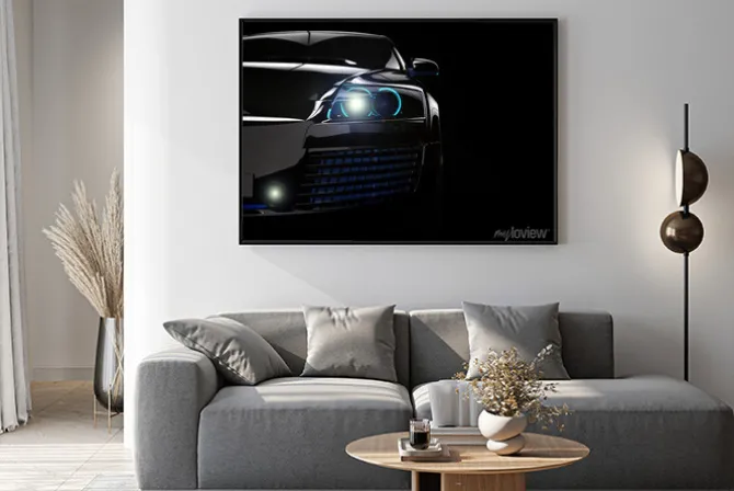 Plakat: Mój własny projekt samochodu 3d