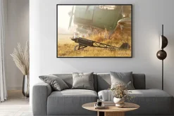 Plakat: Model dziecko samolot zaparkowany z samolotów retro