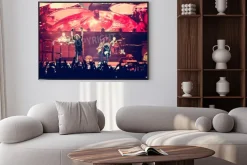 Plakat: Moskwa, rosja - 24 maja 2014 - zespół rockowy aerosmith amerocan