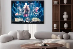 Plakat: Moskwa, rosja - 24 maja 2014 - zespół rockowy aerosmith amerocan