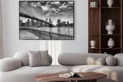 Plakat: Most brookliński w nowym jorku.