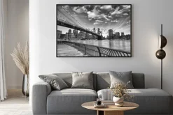 Plakat: Most brookliński w nowym jorku.