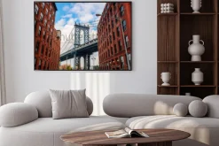 Plakat: Most brookliński widziany z nowego jorku