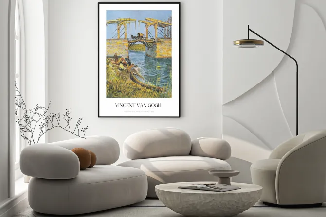 Plakat: Most langlois w arles vincenta van gogha