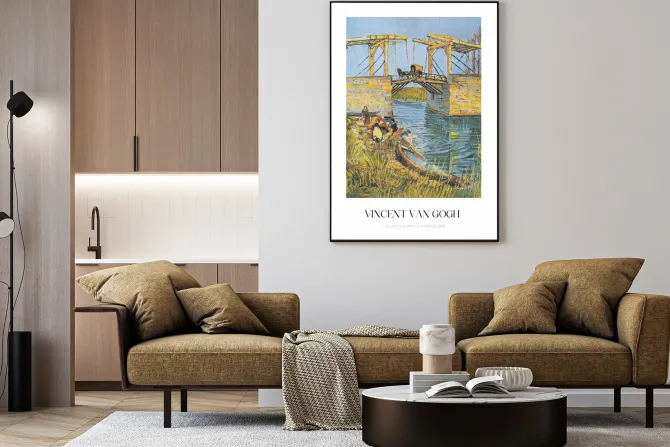 Plakat: Most langlois w arles vincenta van gogha