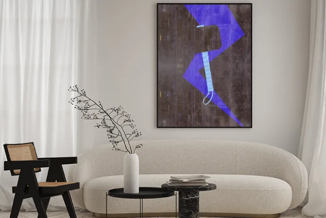 Plakat: Młot thora mjolnir