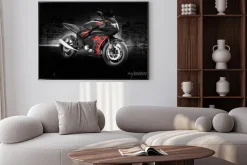 Plakat: Motocykl motocykl rower konna rider współczesna koncepcja