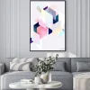 Plakat: Multicolored geometric background