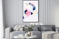 Plakat: Multicolored geometric background