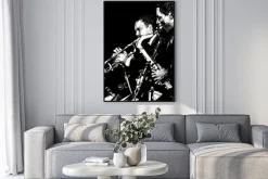 Plakat: Muzyk jazzowy mosiądz