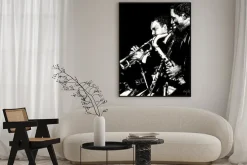Plakat: Muzyk jazzowy mosiądz
