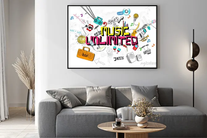 Plakat: Muzyka bez ograniczeń