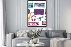 Plakat: Muzyka icon set