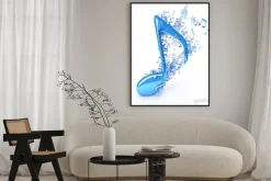 Plakat: Muzyka notatki