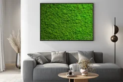 Plakat: Naturalny zielony mech leśny