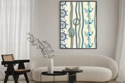 Plakat: Nawigacyjny szwu wzór