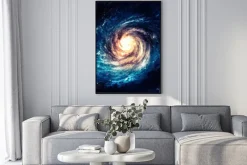 Plakat: Niezwykle piękna galaktyka spiralna