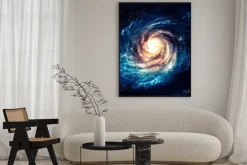 Plakat: Niezwykle piękna galaktyka spiralna