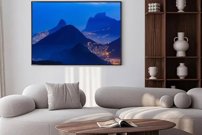 Plakat: Nocny widok z rio de janeiro