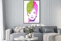 Plakat: Obraz kobieta, tło, pojęcie mody