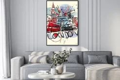 Plakat: Odwiedź londyn