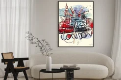 Plakat: Odwiedź londyn