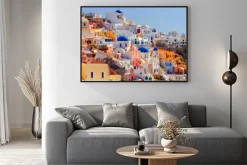 Plakat: Oia cityscape, santorini