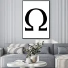 Plakat: Omega symbol