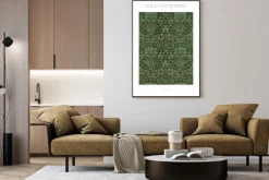 Plakat: Ornament roślinny w stylu william morris