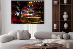 Plakat: Oslo - 8 sierpnia: rolling stones posiada koncert na valle hovin