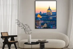Plakat: Panorama roma da villa borghese