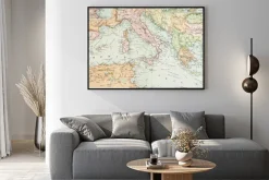 Plakat: Panoramiczny antique map