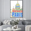 Plakat: Paris wordcloud